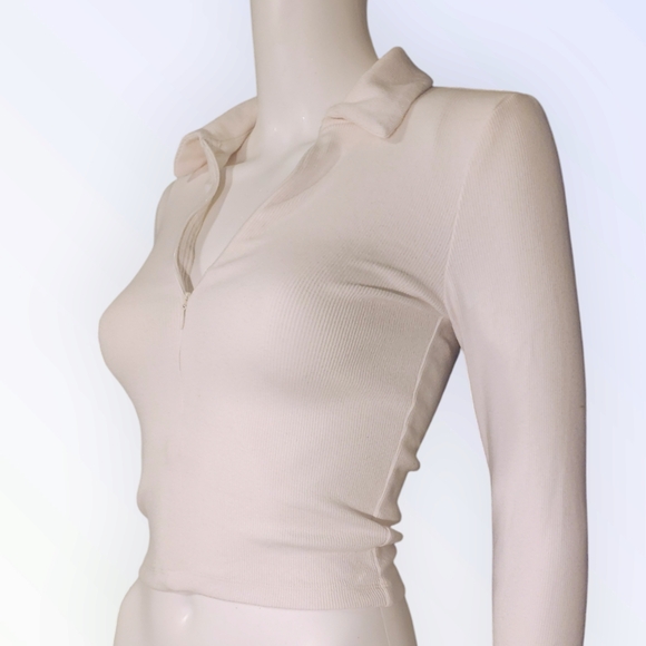 Y2K Abercrombie & Fitch Ribbed & Soft Knit Top – XS - Picture 2 of 4